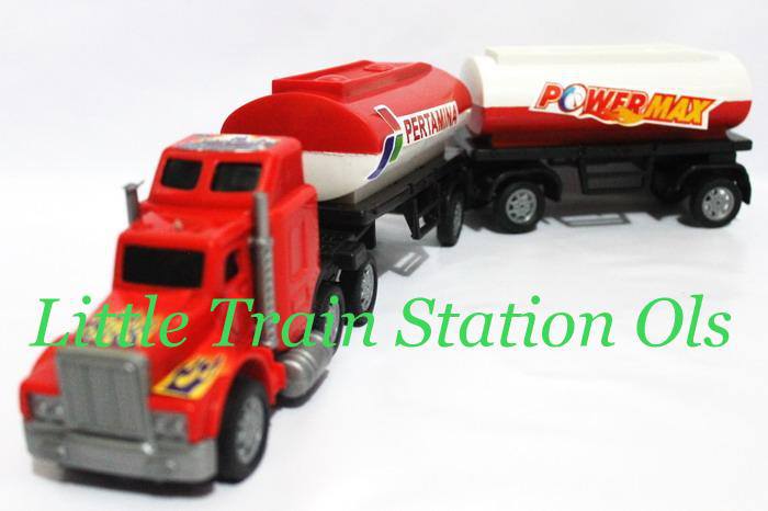 Mainan mobil truk gandeng murah  olslittletrainstation